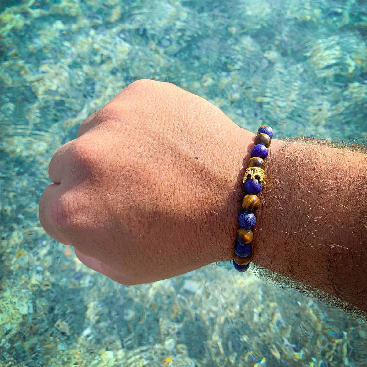 Lesno // Mate Lapis &amp; Tiger Eye Crowned King