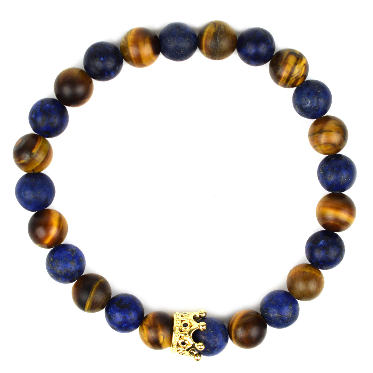 Lesno // Mate Lapis &amp; Tiger Eye Crowned King