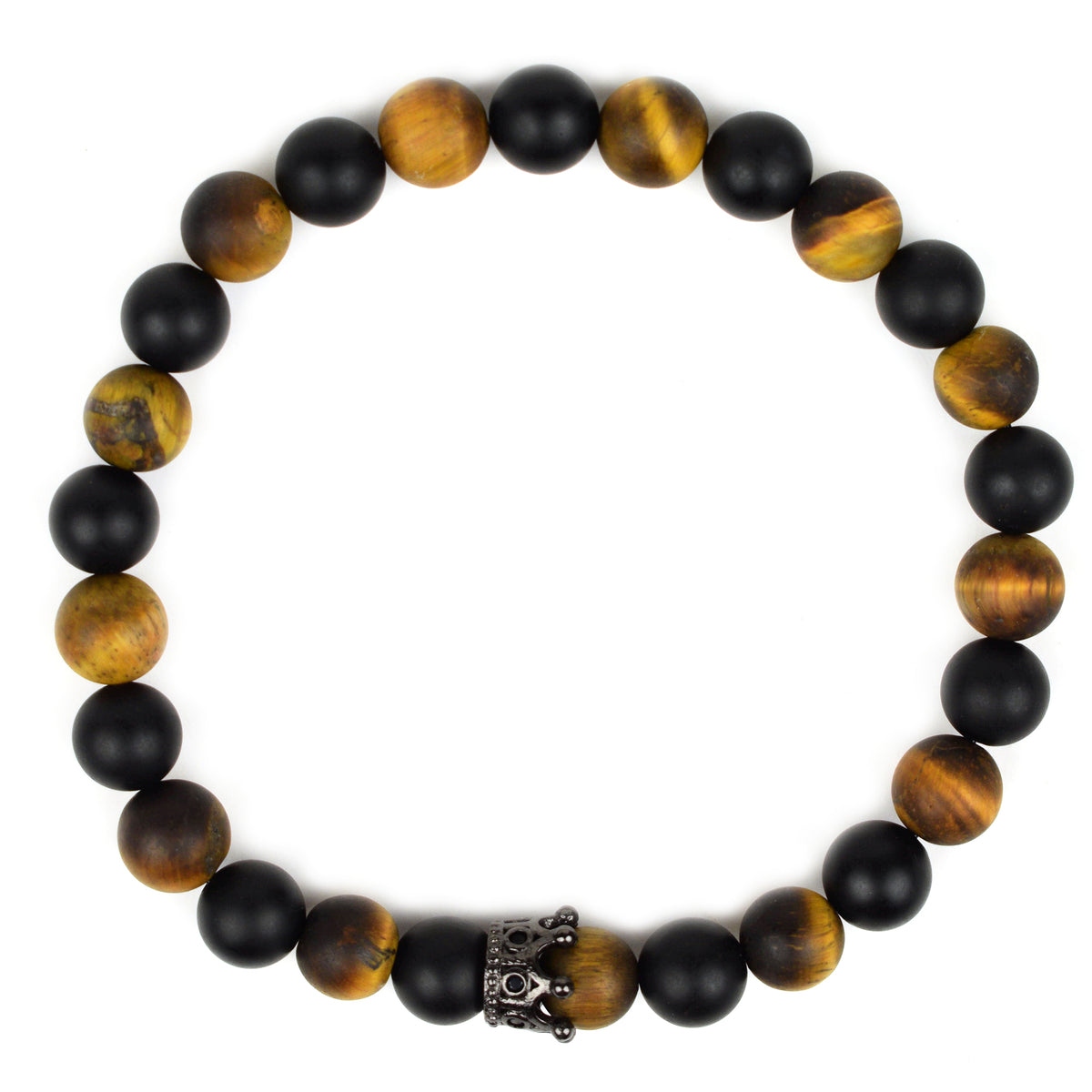 Twilton // Matte Onyx &amp; Tiger Eye Crowned King